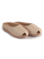 women hollow out casual slip ons