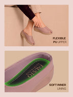 ergonomic support platform mules