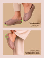 ergonomic support platform mules