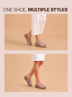 ergonomic support platform mules