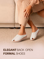 diabetic friendly easy slip on mules