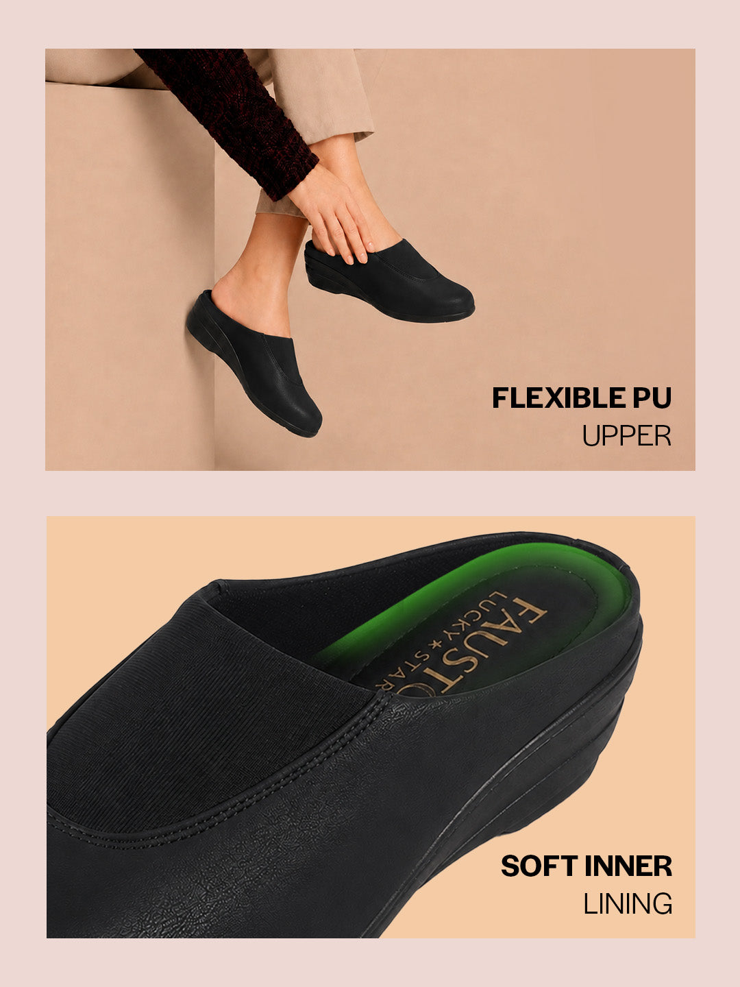 women olive green orthopedic clogs