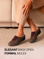 daily wear lightweight wedge mules