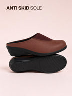daily wear lightweight wedge mules