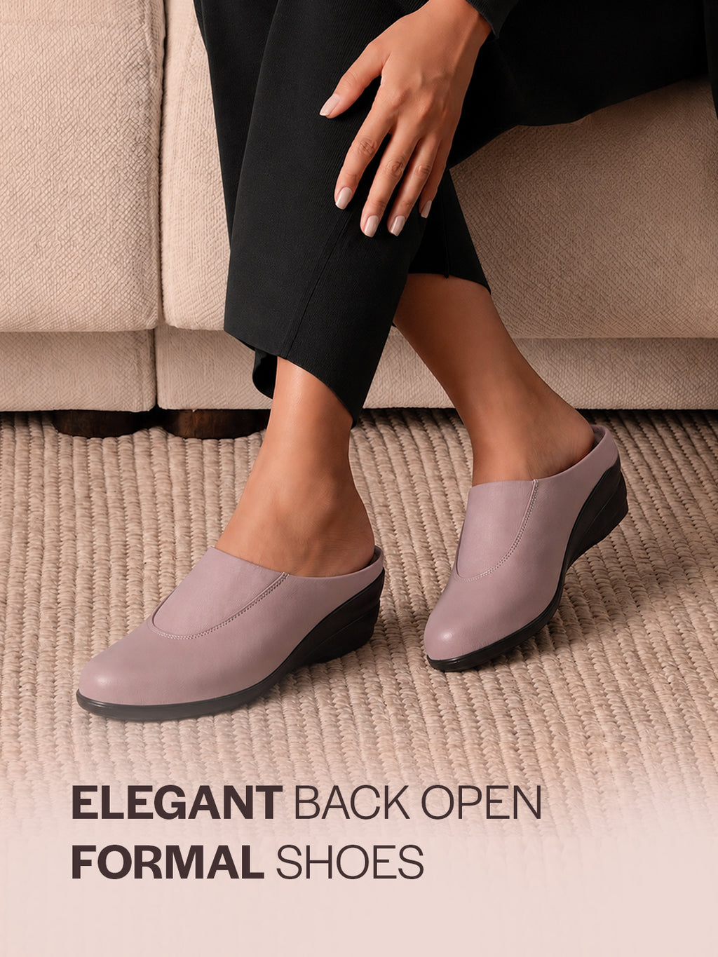 women easy slip on arch support slippers