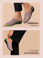 women easy slip on arch support slippers