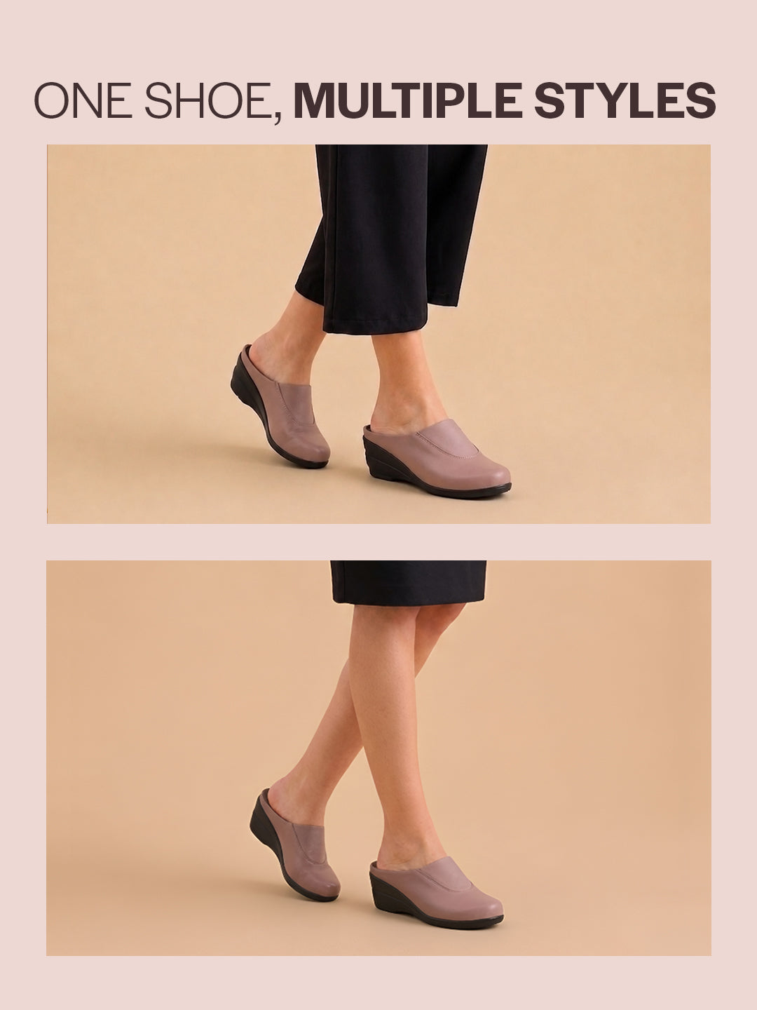 women easy slip on arch support slippers