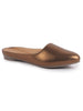 Women Back Open Ethnic Slip On Mules Party Wear Glittery Shiny SlippersLightweight Loafer Flats Memory Cushioned Insole
