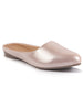 Women Back Open Ethnic Slip On Mules Party Wear Glittery Shiny SlippersLightweight Loafer Flats Memory Cushioned Insole