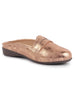Women Party Wedge Mules Gilltery Shiny Backopen Loafers Travel Friendly Slip On Shoes Ethnic Sandals