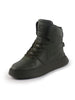 FAUSTO Men Olive High Top Chunky Classic Lace Up Sneakers|High Ankle Sneakers With Memory Cushion|Lightweight All Day Sneakers