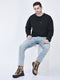 men tan high top 3-eye lace up high ankle winter biker boots|trekking boots|hiking boots|basketball shoes|good sole grip traction