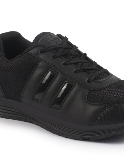 Unisex Black School Uniform Shoes|Boys Girls Lace Up School Shoes|Breathable Comfort Insole Kids School Shoes