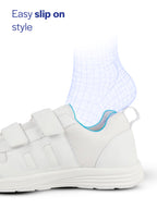 unisex white school uniform shoes|boys & girls non lacing breathable school shoes|hook and loop adjustable fasteners school shoes for kids