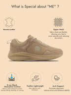 men suede leather breathable broad feet classic casual shoes all day comfortable walking sneakers memory cushioned insole with anti skid tpr sole