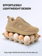 men suede leather breathable broad feet classic casual shoes all day comfortable walking sneakers memory cushioned insole with anti skid tpr sole