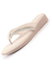 Women Cream Elegant Embellished Shimmery Wedding T-Strap Flat Slip On Slippers|Soft Cushioned Footbed|Party, Reception, Festive