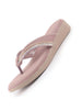 Women Lavender Elegant Embellished Shimmery Wedding T-Strap Flat Slip On Slippers|Soft Cushioned Footbed|Party, Reception, Festive