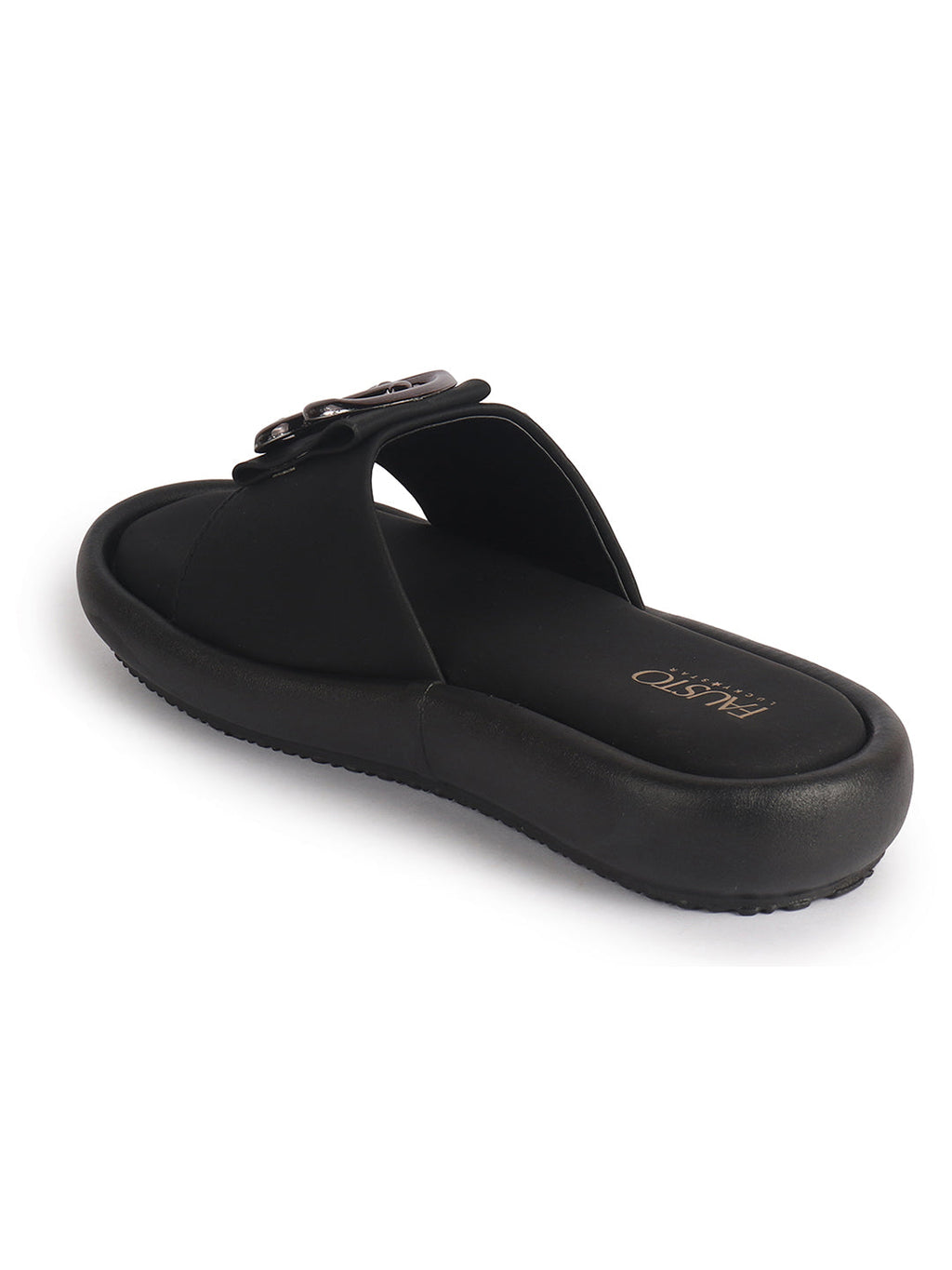 open toe flats