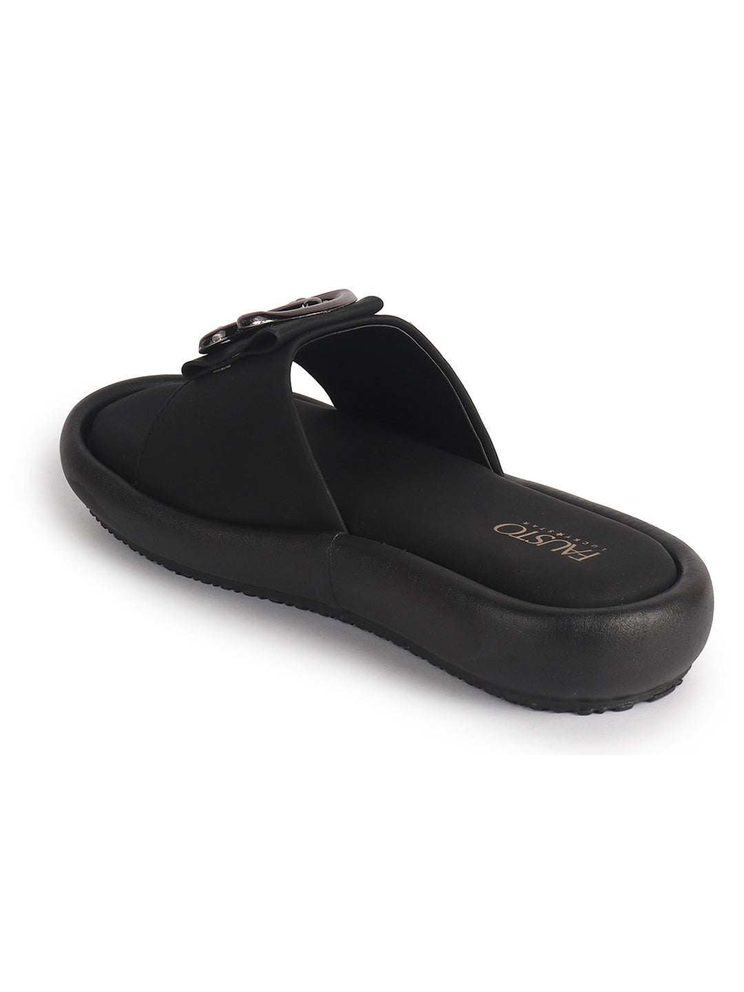 open toe flats