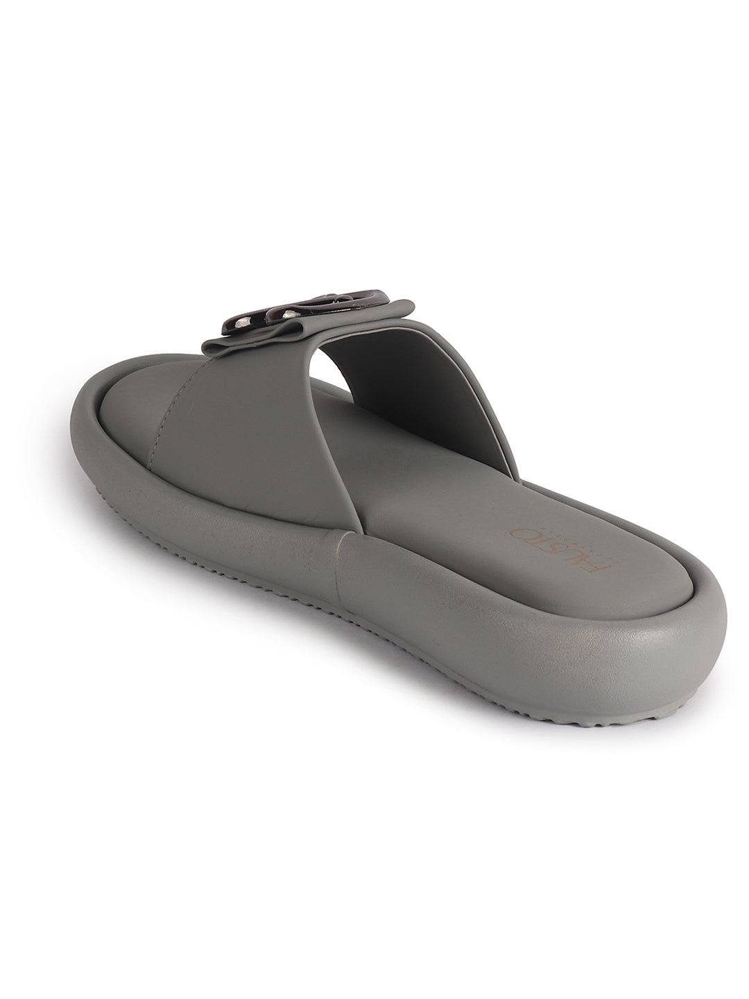 open toe flats