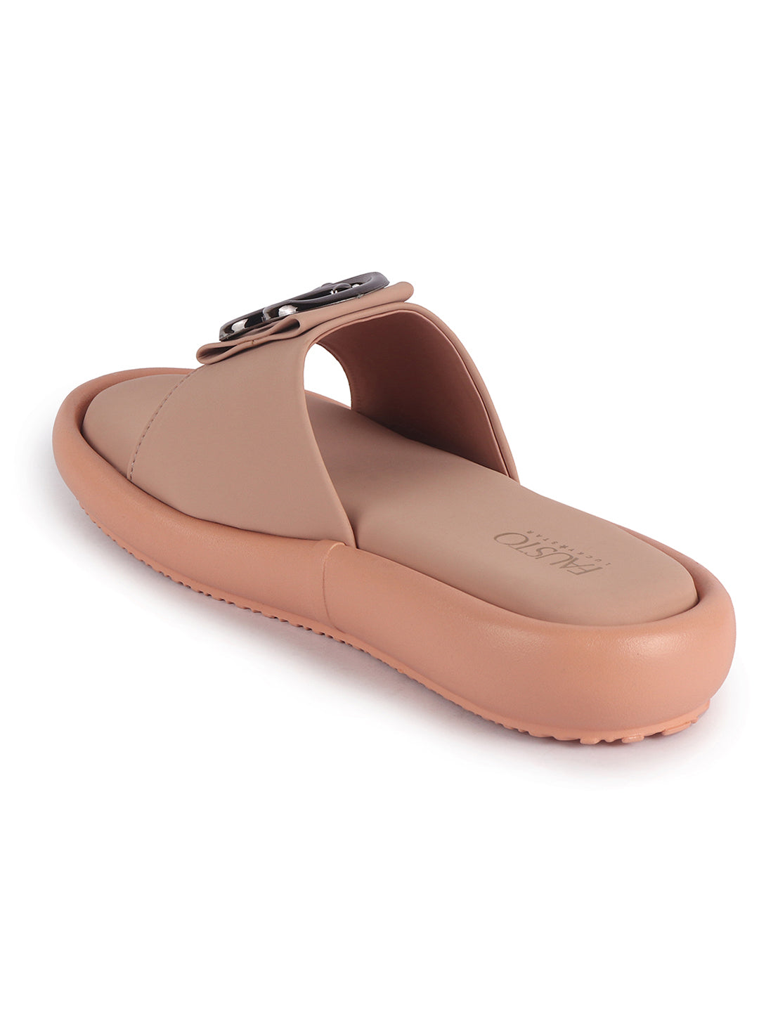 open toe flats