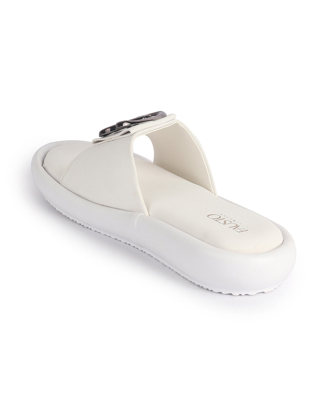 open toe flats