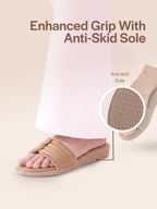 crystal stone slippers