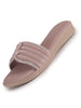 Women Lavender Rhinestone Strap Wedge Heel Ethnic Slip On Sandals for Wedding, Anarkali, Indo-Western Dress|Open Toe Ortho Slippers with Soft Cushioned Footbed