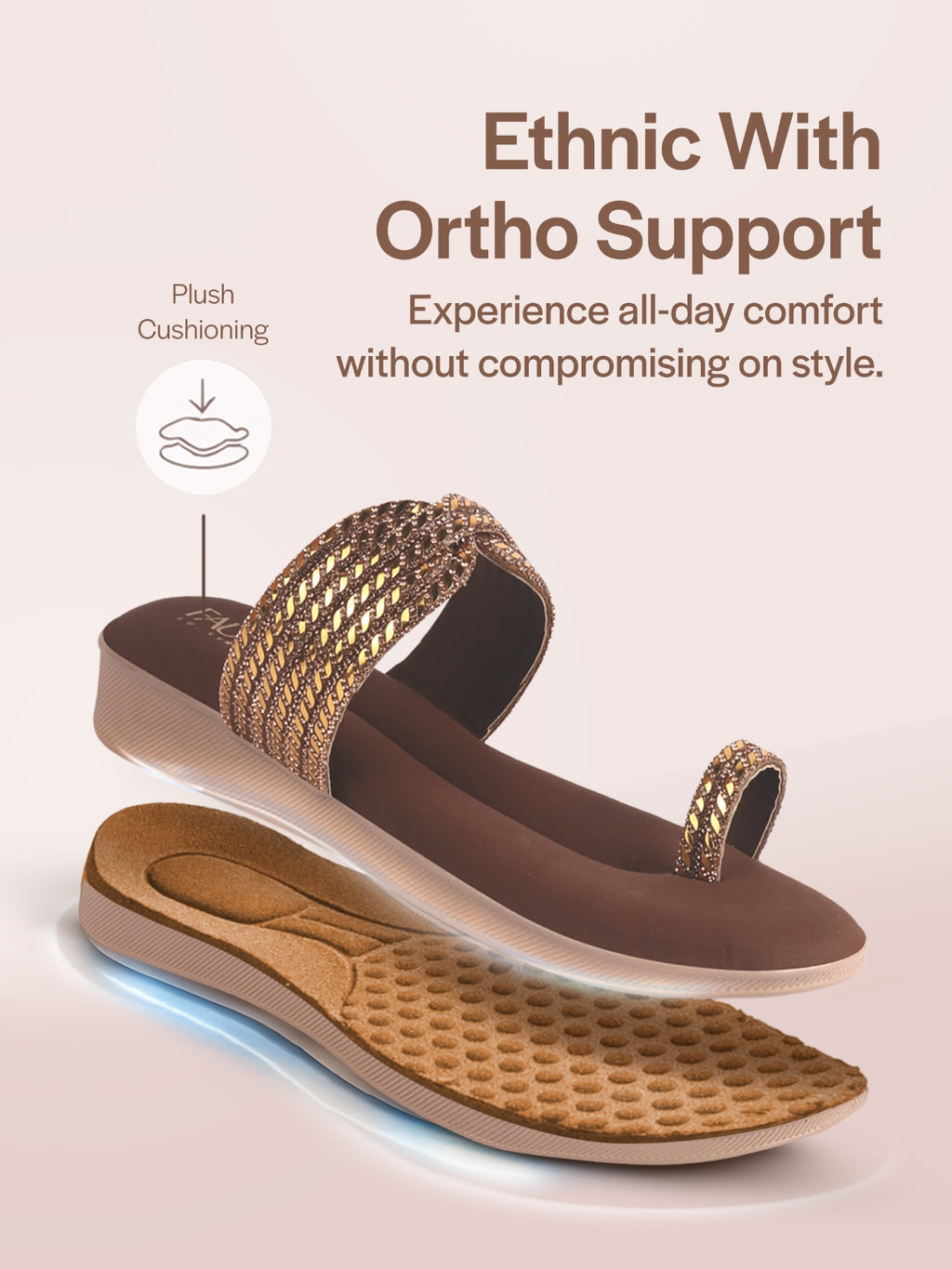 gold ethnic sandals