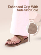 black ethnic party sandals