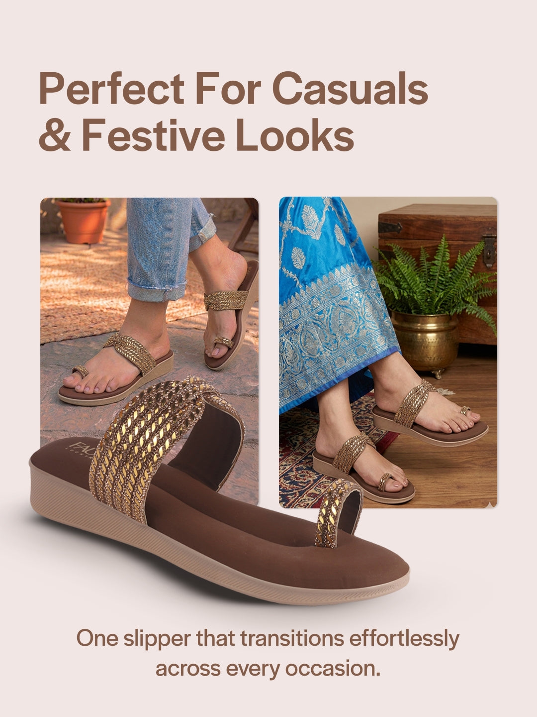 black ethnic party sandals