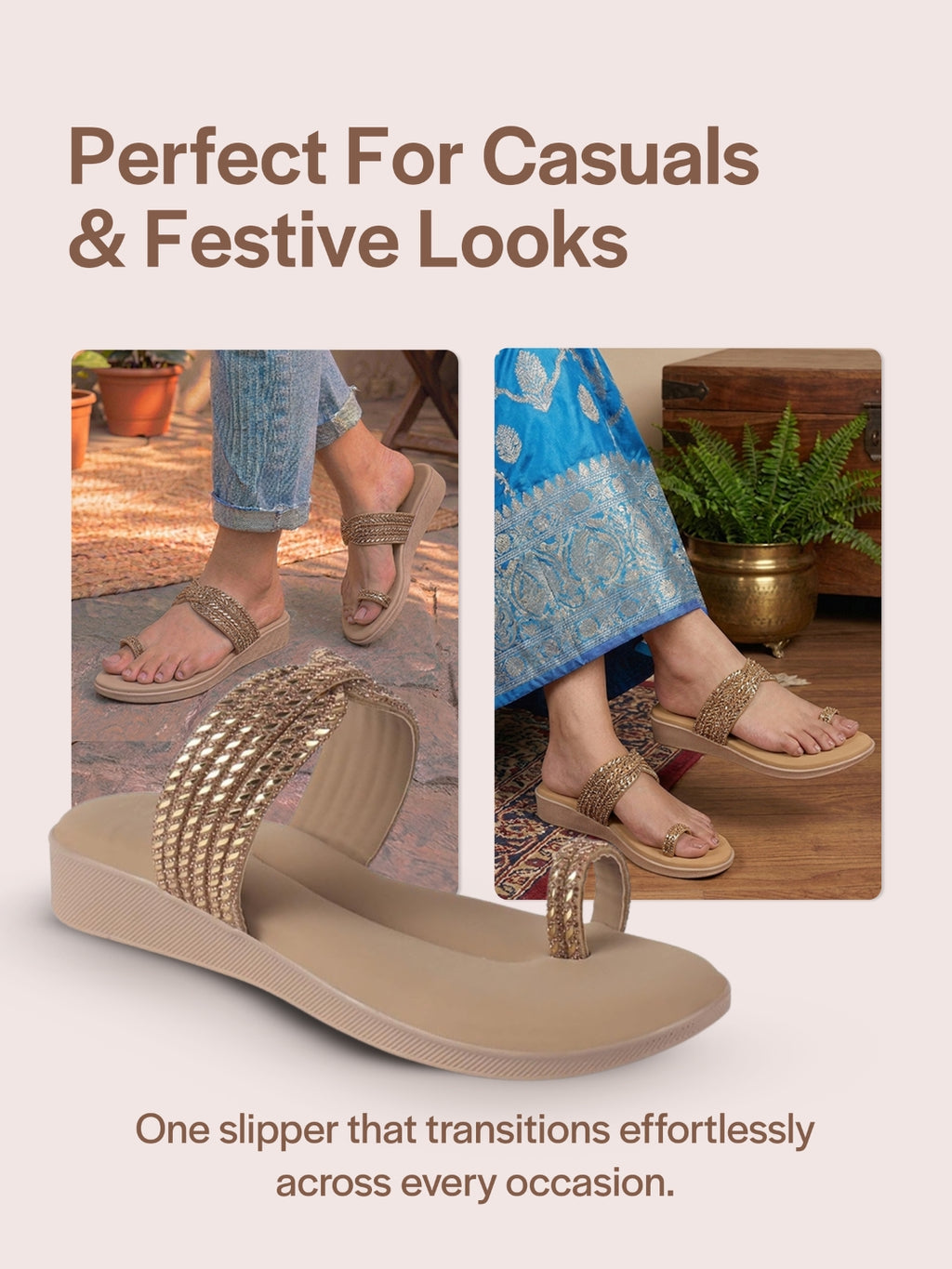 traditional slipper for kurtis saree lehenga