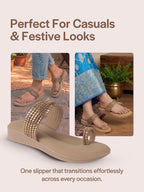 traditional slipper for kurtis saree lehenga