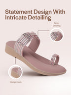 rhinestone strap sandals