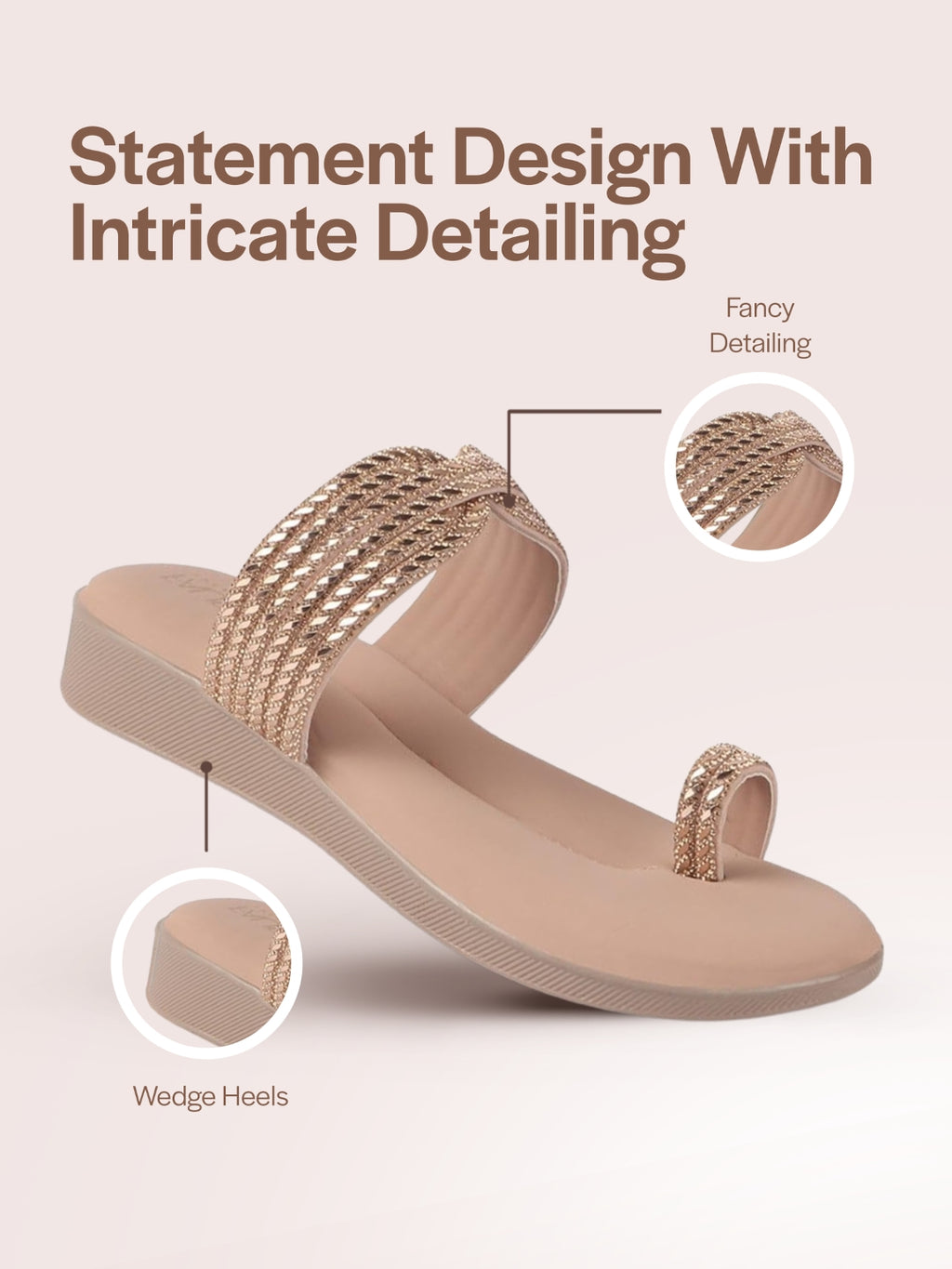 flat ethnic slippers women