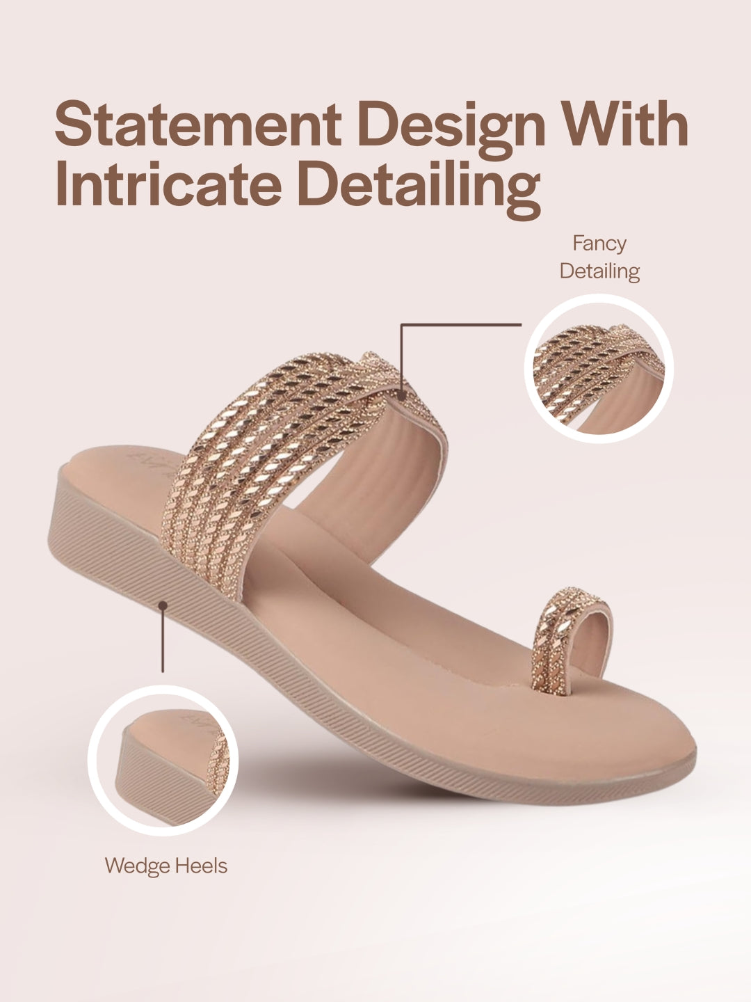 flat ethnic slippers women