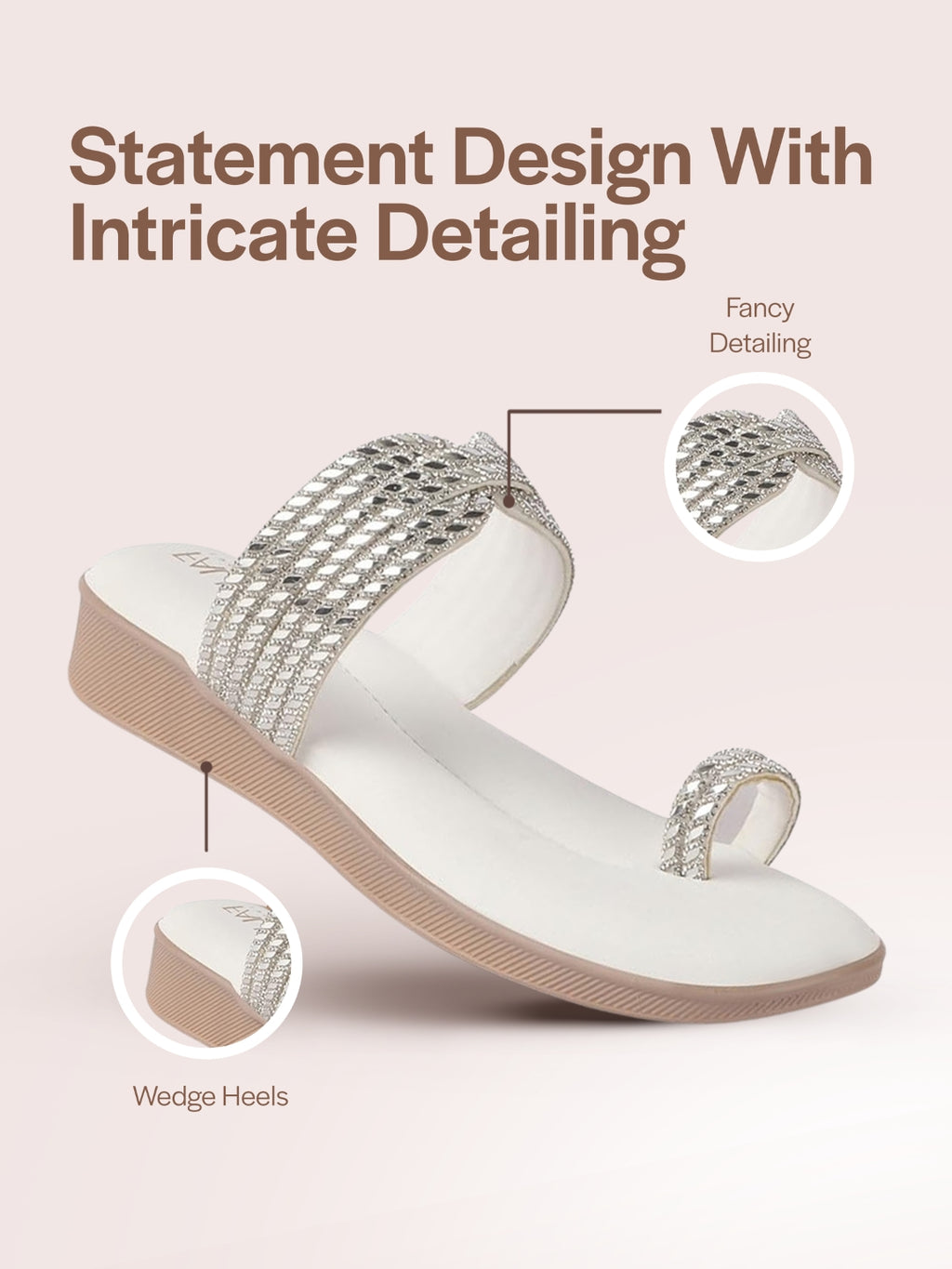 black ethnic party sandals