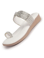 gold ethnic sandals