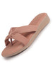 Women Pink Bow Design Dual Strap Office Party Ortho Slip On Sandals|T-Strap Thong Slippers|Light Traditional Outfits, Festive Kurtis, Salwar Suit Set