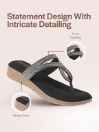 open toe ethnic sandals women