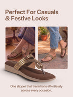 crystal stone slippers