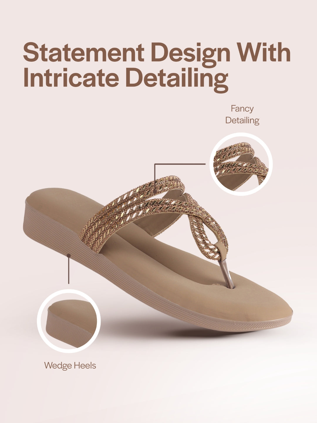 gold ethnic sandals