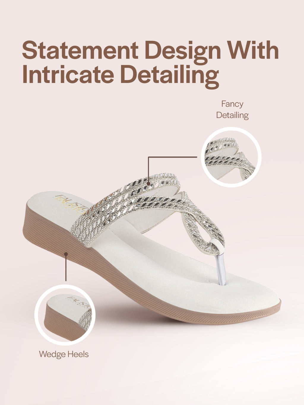crystal stone slippers