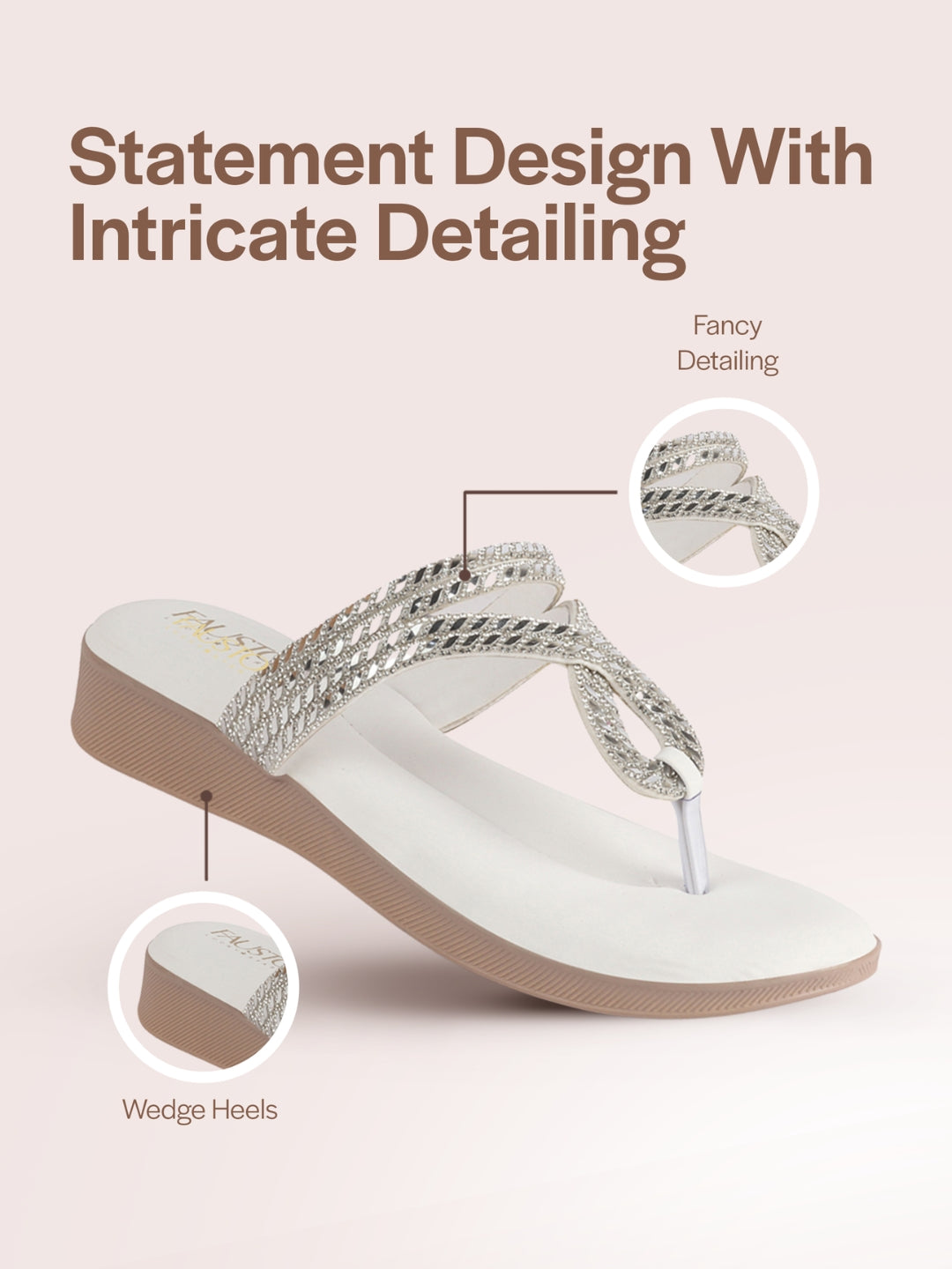crystal stone slippers
