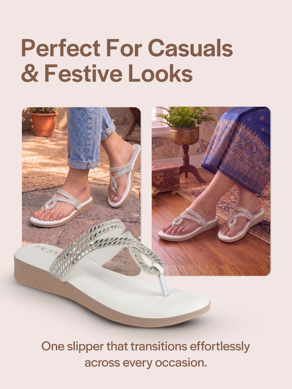 toe ring wedding slipper