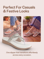 toe ring wedding slipper