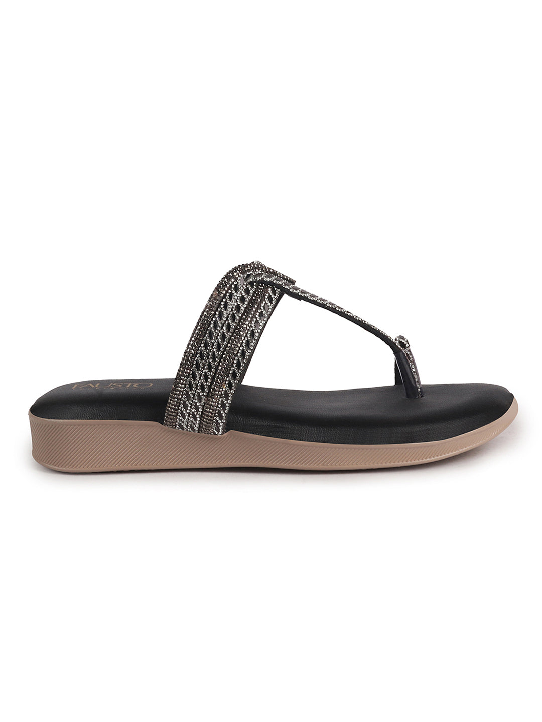crystal stone slippers