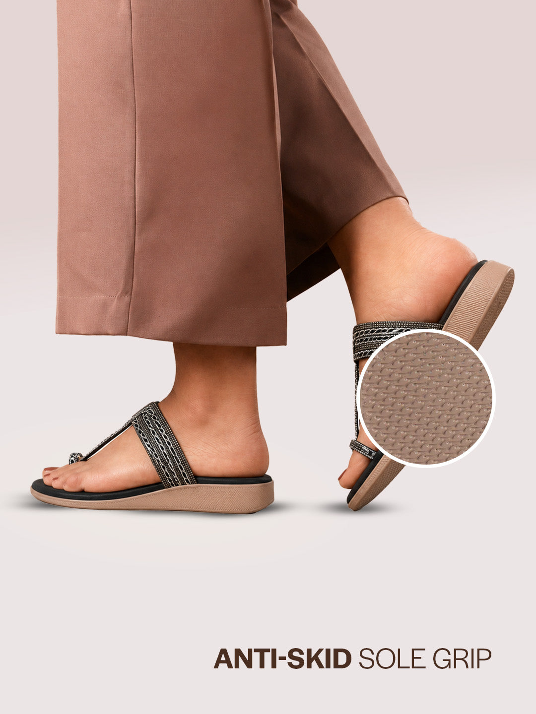 rhinestone strap sandals