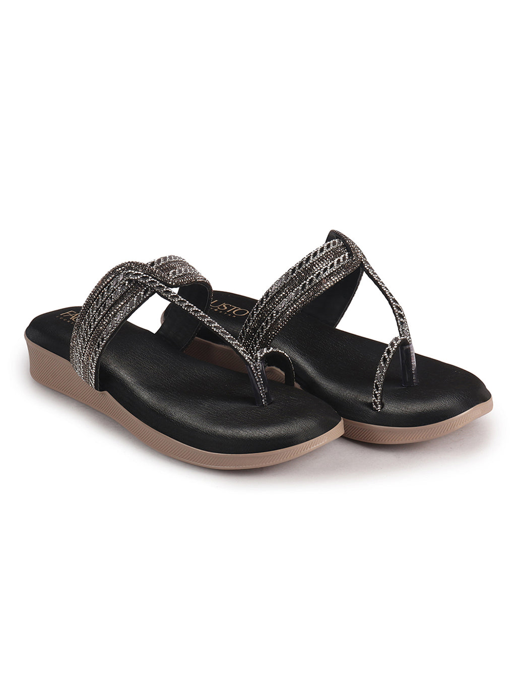 toe ring wedding slipper